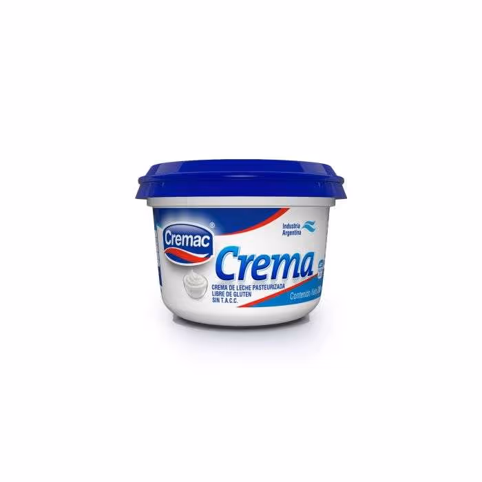 Crema de leche Cremac 200 ml x 3 unidades 
