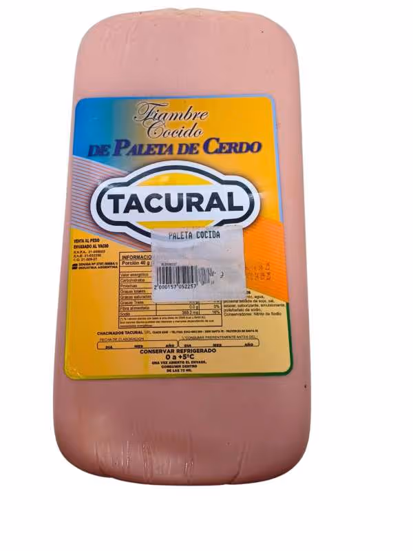 Fiambre cocido Tacural