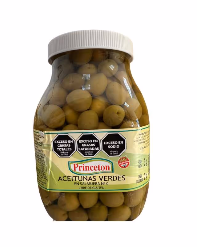 Aceitunas Verdes n°1 Princeton por 3kg