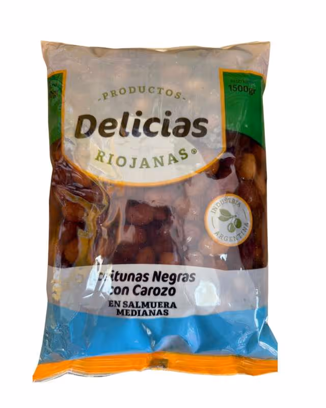 Aceitunas negras delicias riojanas 1500gr 