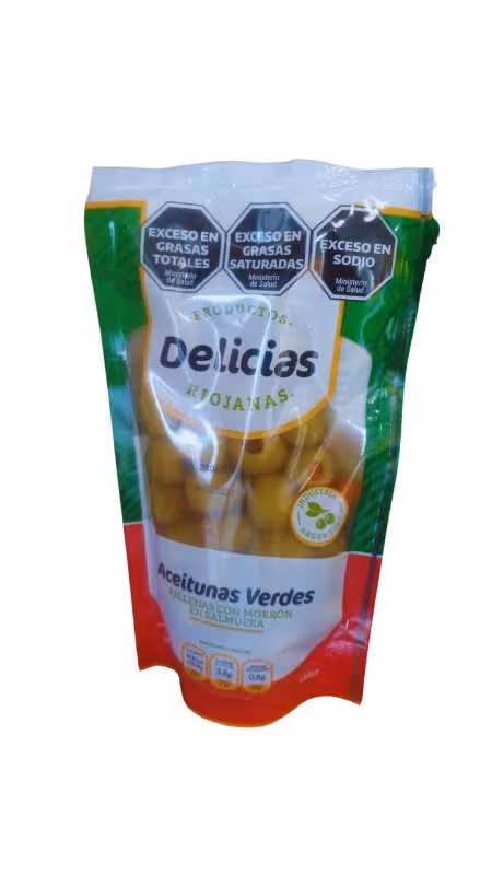 Aceitunas rellenas delicias riojanas 180gr por caja 