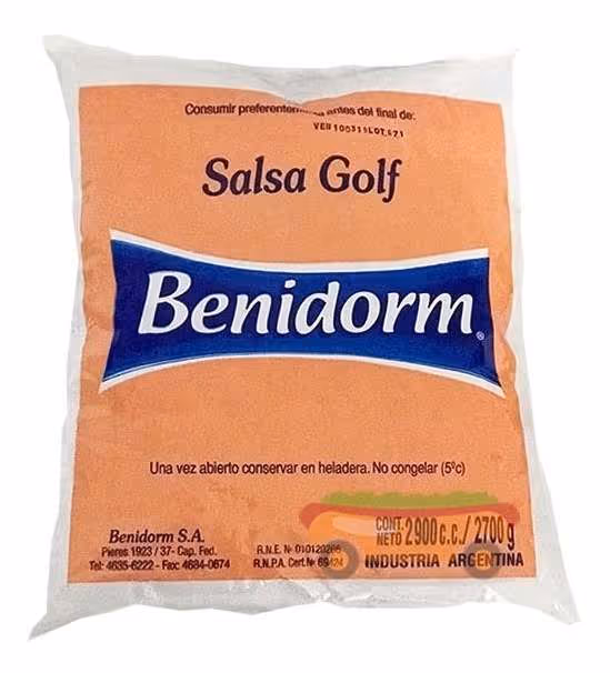 Salsa Golf Benidorm 3kg x caja 4 unidades