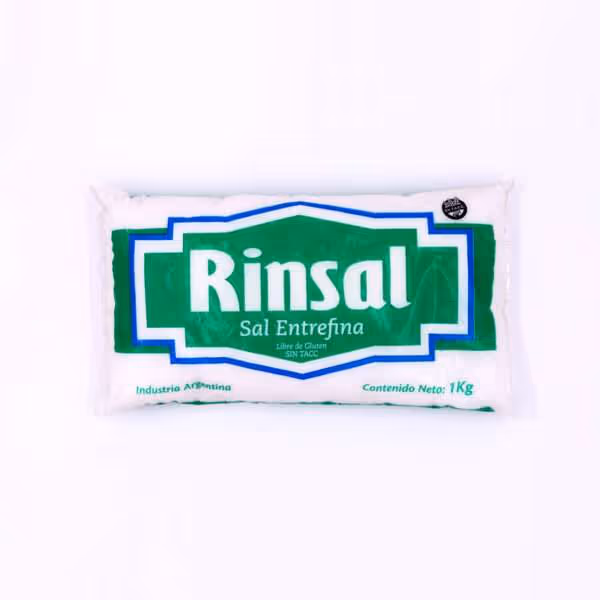 Sal Entrefina Rinsal 1 kg x pack de 10 unidades