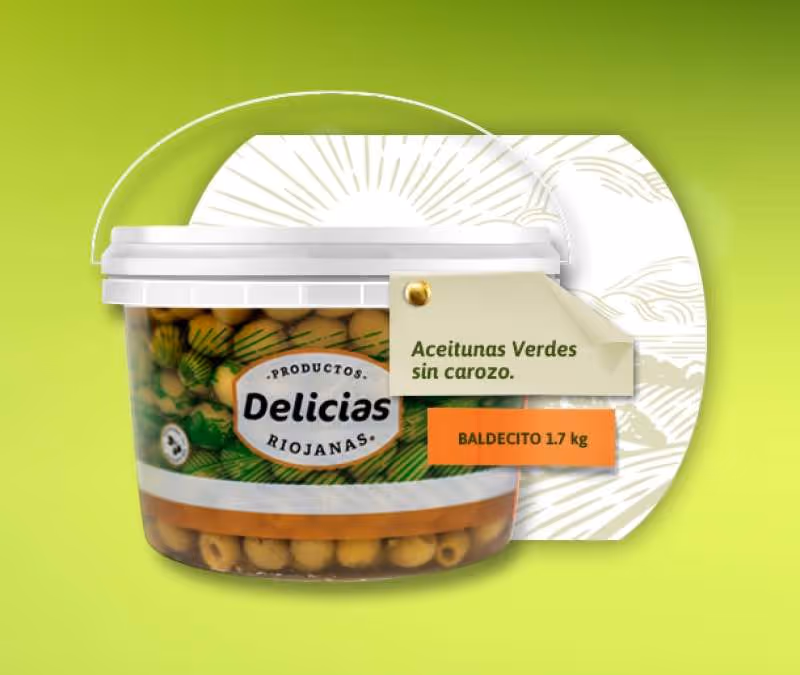 Aceitunas descarozadas delicias riojanas por 3kg